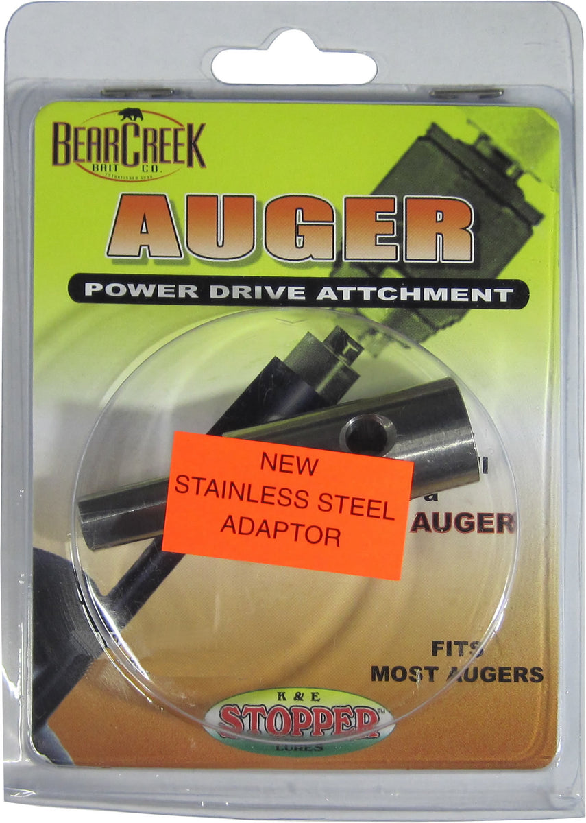 Auger Adaptor - Stainless Steel – Stopper Lures