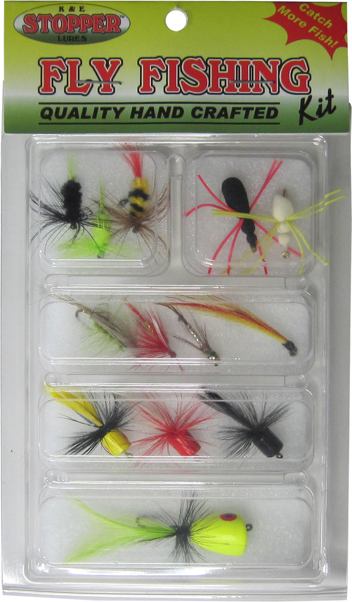 Panfish & Trout - Freshwater Fly Fishing Kits, Ast – Stopper Lures