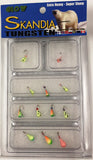Skandia Tungsten Assorted 12 Pc Ice Jig Kits