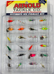 Arnold 24 Pc Assorted Ice Jig Kit
