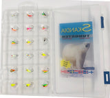 Skandia Tungsten Assorted 18 Pc Ice Jig Kits